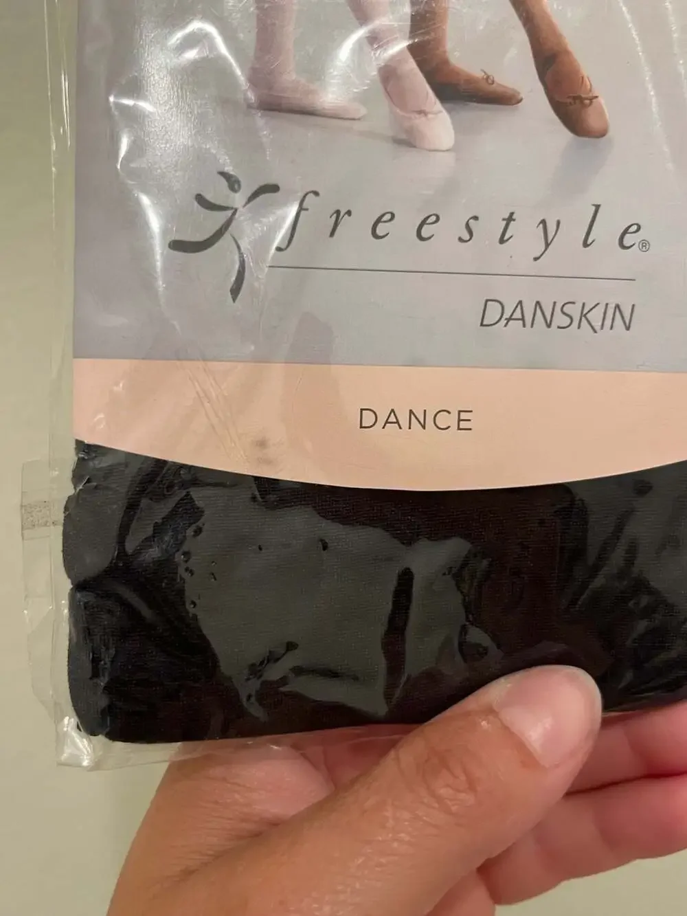 Freestyle by Danskin Girls Footed Dance Tights, Black, Size 4-6X